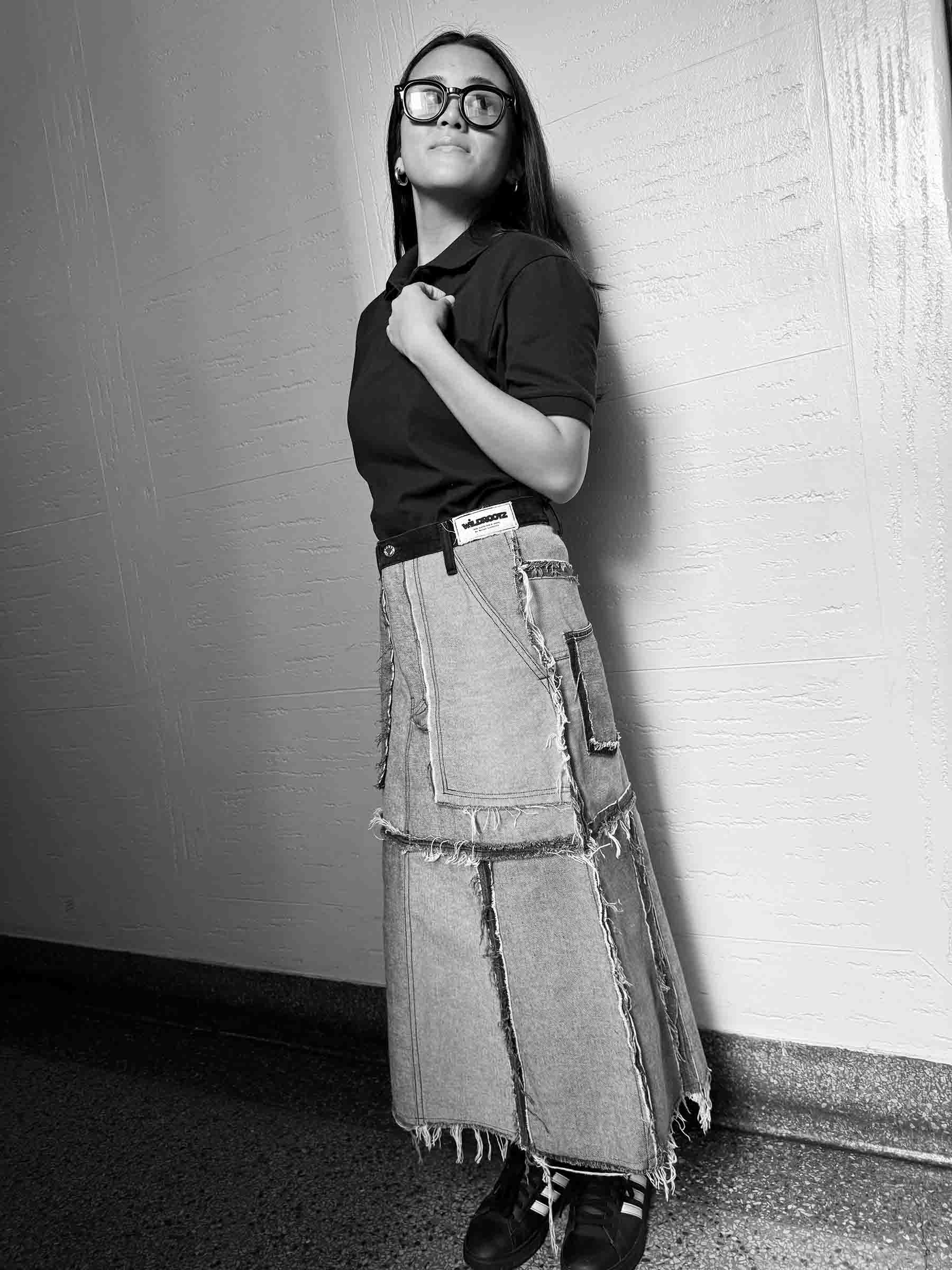 INSIDE/OUT skirt - LOT:001-i-9-size S