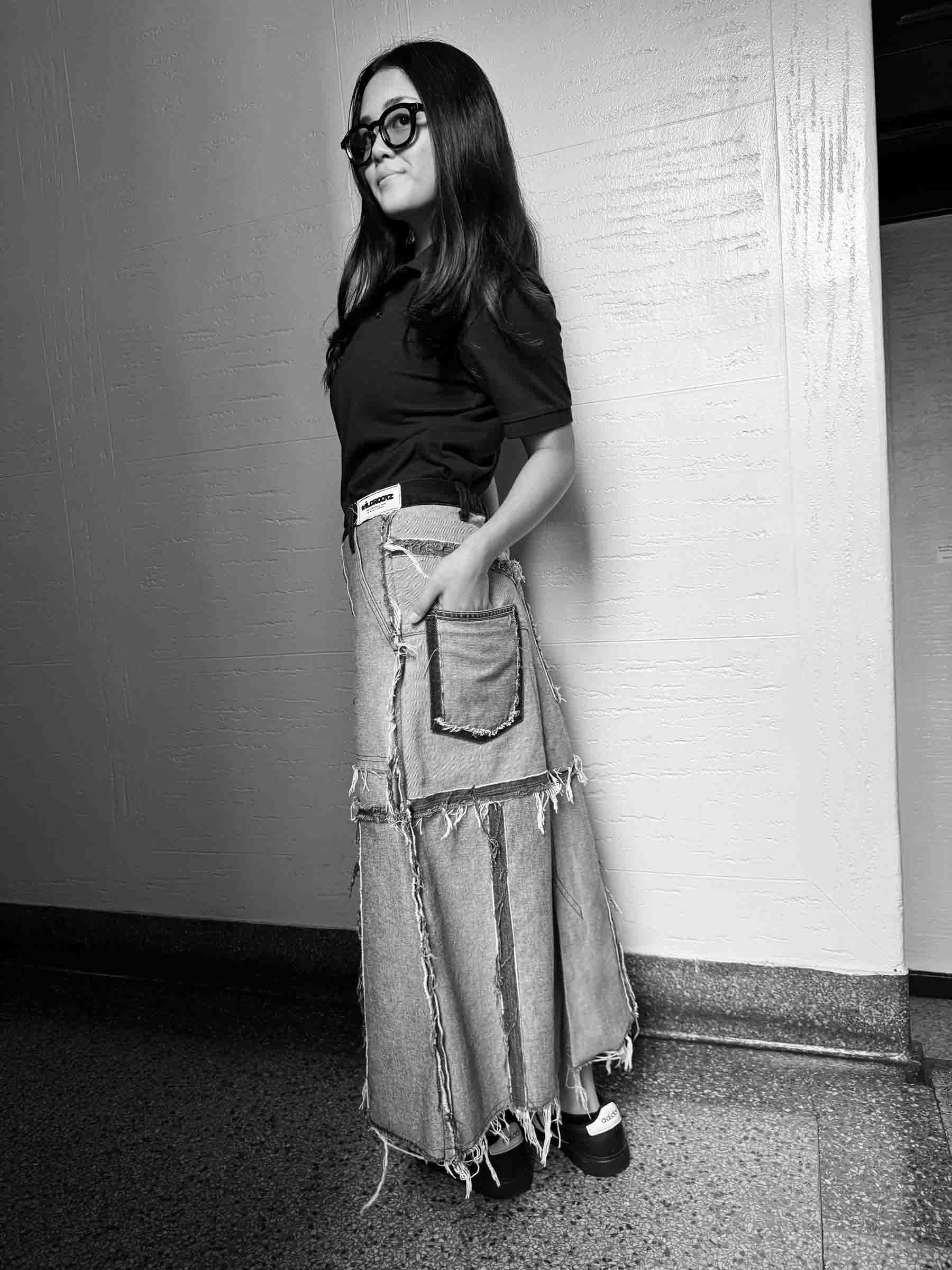 INSIDE/OUT skirt - LOT:001-i-9-size S