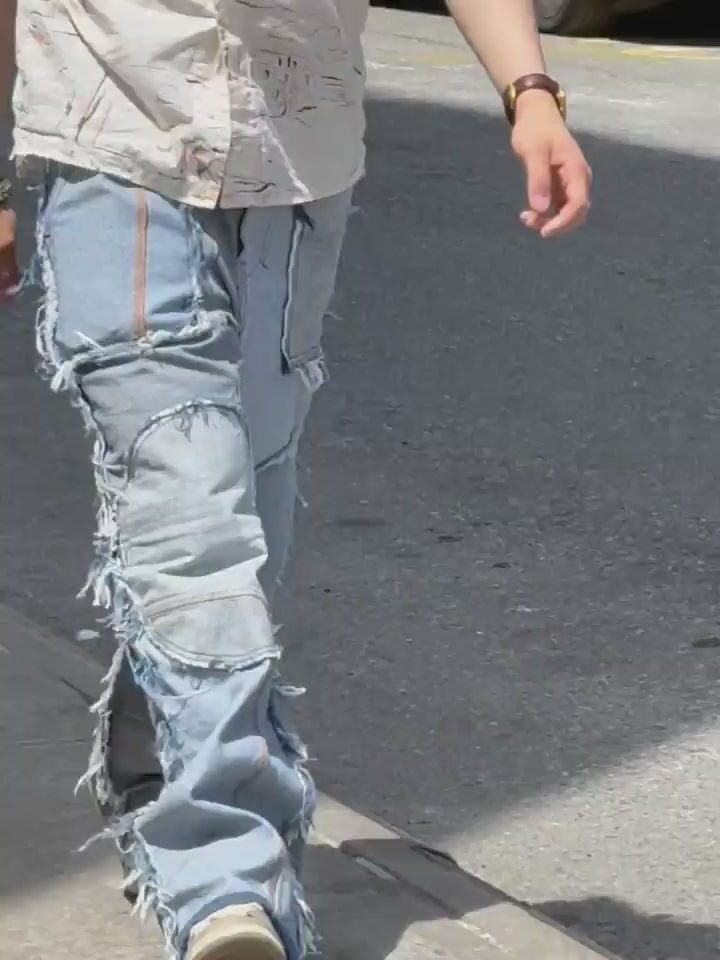 INSIDE/OUT DENIM - LOT:001-i #8 size L